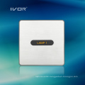 2 Gangs Lighting Switch Touch Panel Aluminum Alloy Material (ID-ST1000L2)